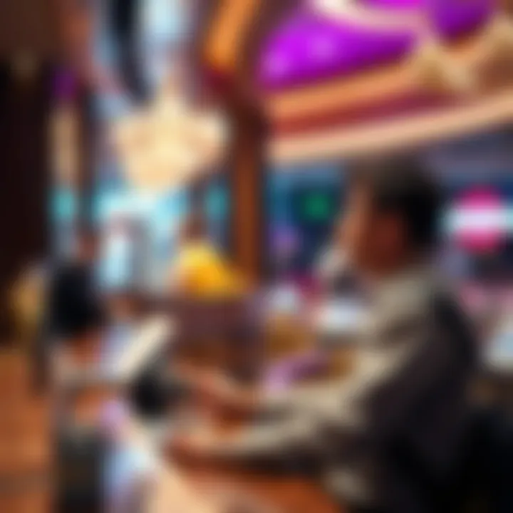 Unsatisfactory Service at Front Desk A shocked traveler inspecting unsatisfactory service at a front desk