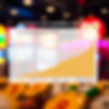 Graph illustrating trends in lottery participation