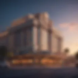 A stunning exterior view of the Majestic Star Casino and Hotel