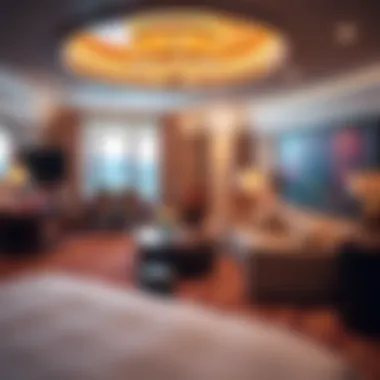 Luxurious Accommodation at Mohegan Sun Luxurious guest room featuring elegant furnishings