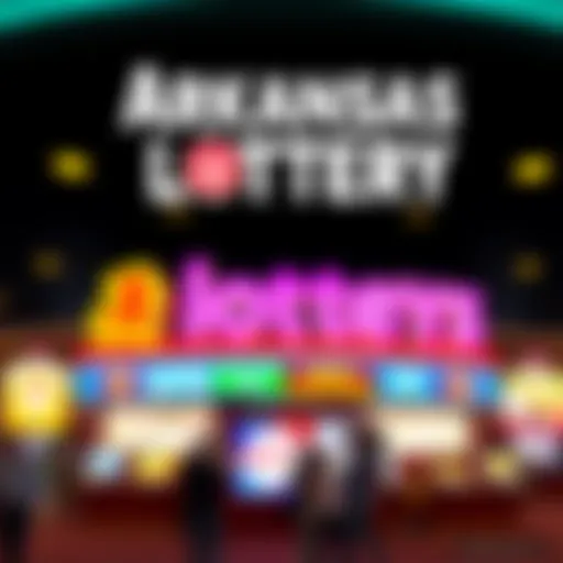 Overview of the Arkansas Lottery logo and branding