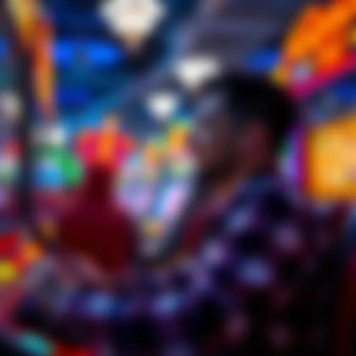 Player enjoying a thrilling moment in a free online slot game