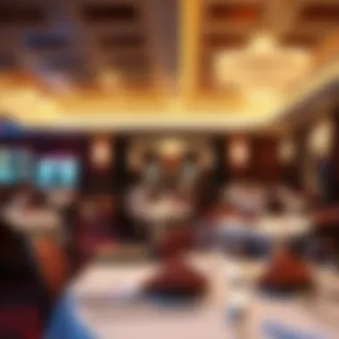 Elegant dining area within Parx Casino offering a gourmet experience