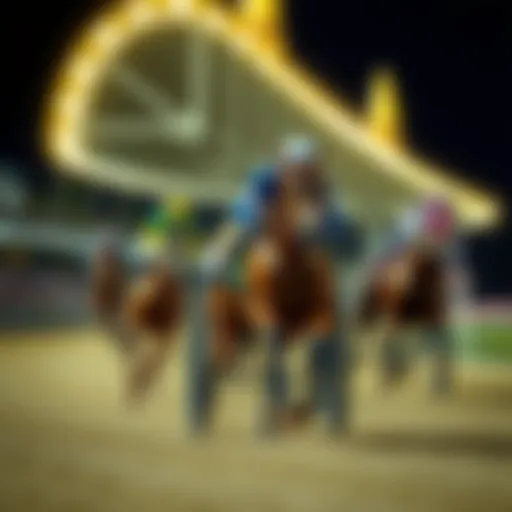 Harness racing at Pompano Park Race Track