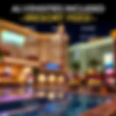 An infographic showcasing the amenities included in resort fees.