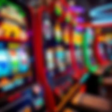 Close-up of a San Manuel slot machine showcasing its advanced technology and interface