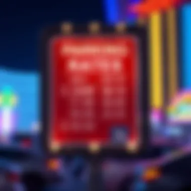 Signage indicating parking rates at Resorts World