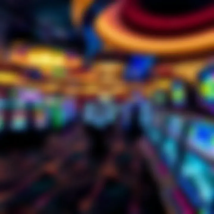 Vibrant gaming floor at Seminole Casino