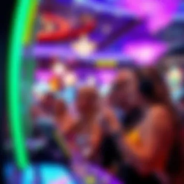 Players engaging in Slotomania's social features and multiplayer aspects