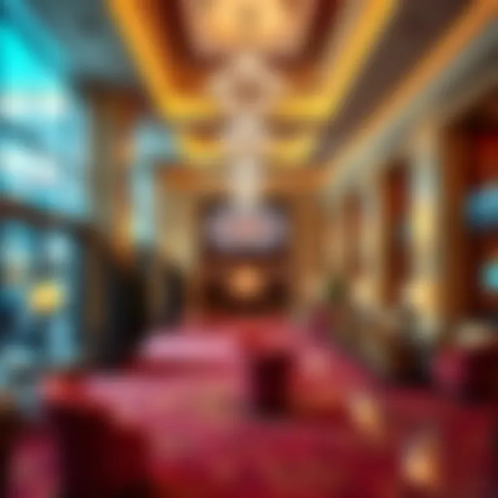 Elegant lobby area showcasing hotel aesthetics
