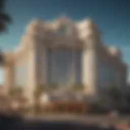 The majestic facade of MGM Mirage showcasing its architectural elegance