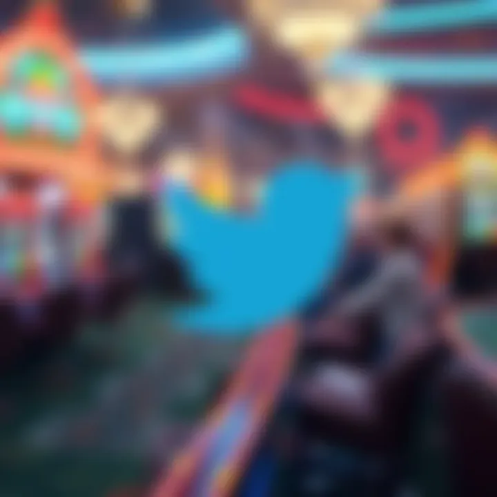 The Connection Between Twitter and the Gambling Industry Graphic illustrating the connection between Twitter and the gambling industry