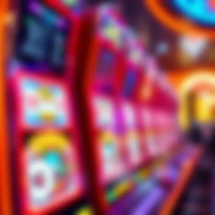 Vibrant Slot Machine Interface Vibrant slot machine interface