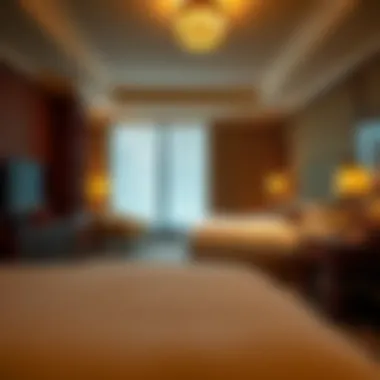 Luxurious guest room at Twin Trees Hotel with elegant decor