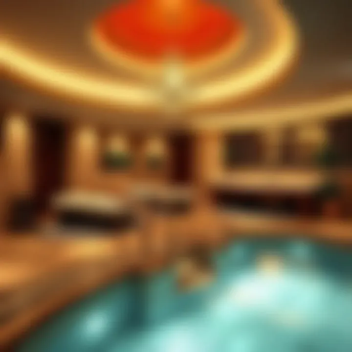 Relaxing spa facilities available at Twin Trees Hotel