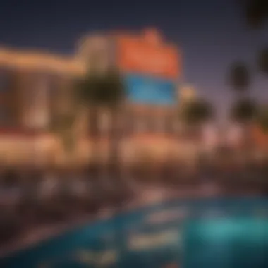 Resort Fee Structures Comparison An infographic illustrating common resort fee structures across various hotels in Las Vegas