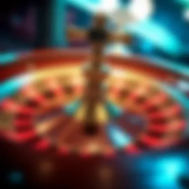 Diverse Betting Options on a Roulette Wheel An artistic representation of a roulette wheel highlighting its diverse betting options