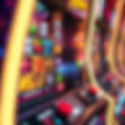 Uspin slot machine interface showcasing colorful graphics and interactive elements