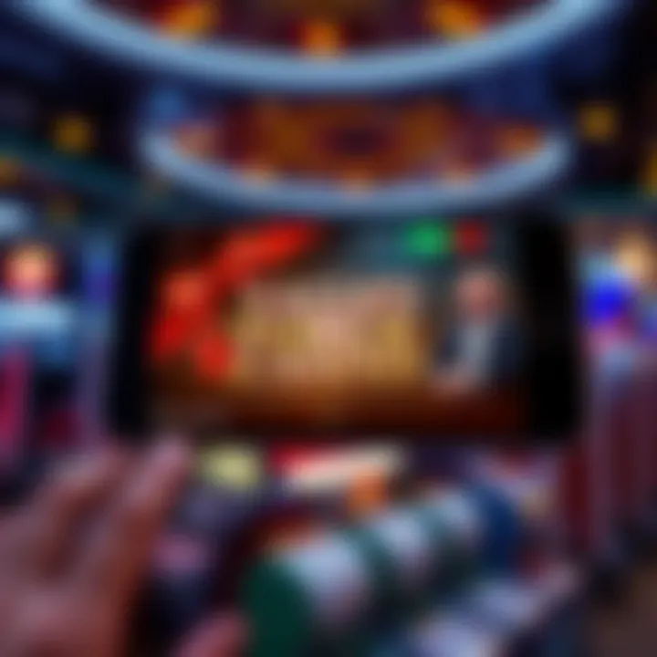 Valley Forge Casino App User Interface User interface showcasing Valley Forge Casino app features