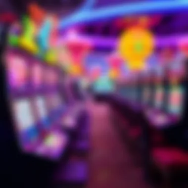 Vibrant Virtual Slot Machines Virtual slot machines in a colorful online interface