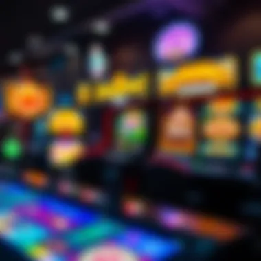 A vibrant online gaming interface highlighting various games.