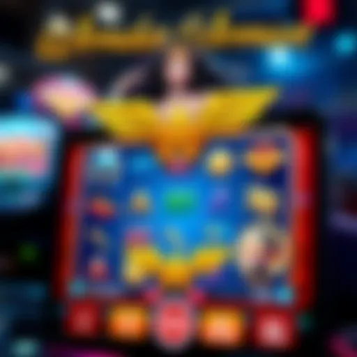 Stunning Graphics of Wonder Woman Slots App Wonder Woman Slots app interface showcasing vibrant graphics