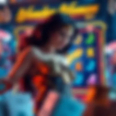 User interface reflecting the iconic superhero theme