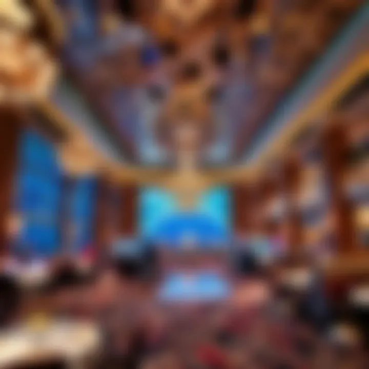 Opulence Within Wynn Resort Luxurious interior design highlighting opulence and sophistication
